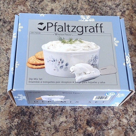 Pfaltzgraff Other - Vintage Pfaltzgraff Winter Frost Dip mix set